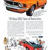 Ford Mustang Boss 302 Ad (1969?): '70 Boss 302–Son of Trans-Am